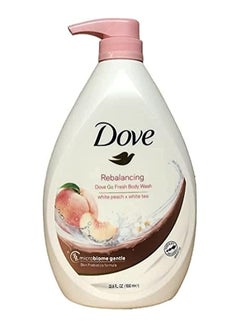 Buy Dove Rebalancing Go Fresh Body Wash, White Peach and White Tea Scent, Microbiome Gentle in UAE