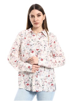 Buy Viscose Blouse - Printed Flower in Egypt