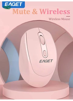 Buy EAGET Wireless Mouse With 2.4G Wireless - Perfect For Work & Travel, Compatible With PCs And MacBooks Quiet Characteristic, Ergonomic Mouse in UAE