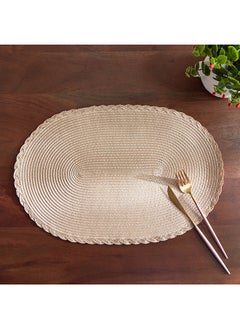 Buy Miso Oval Polypropylene Placemat 45x30 cm in UAE