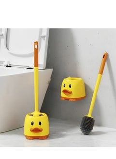 Buy Duck Toilet Cleaning Brush Holder Long Handle Toilet Brush - Yellow in Egypt