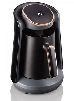 Buy Automatic Turkish Coffee Maker Machine Electric Pot 500ml Black in Saudi Arabia