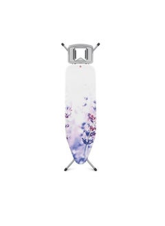 Buy Enmac Black Ironing Board, Heat Resistant Iron Board with Steam Iron Rest, Foldable Ironing Stand With dork Gray Color structure 110 x 34 cm in UAE