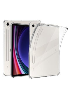 Buy Compatible with Samsung Galaxy Tab S9 Tablet Case, Flexible TPU Ultra Slim Reinforced Corners Clear Protective Cover Crystal Shockproof Rugged Back Case for Samsung Galaxy Tab S9 in Egypt