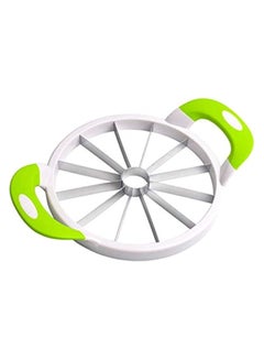 Buy Watermelon Slicer Cutter Comfort Silicone Handle,Home Stainless Steel Round Fruit Vegetable Slicer Cutter Peeler Corer Server for Cantaloup Melon Pineapple Honeydew in UAE