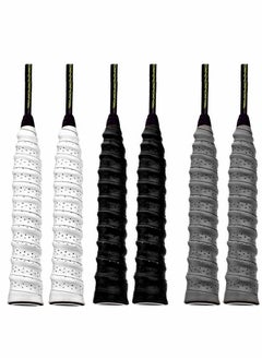 Buy Racquet Grip, Tennis Badminton Squash Rackets Grip, PU Racket Grip, Badminton Tennis Over Grip Tape, Breathable Holes Super Absorbent Anti Slip, Anti-slip Grip Tape Super Absorbent racket in Saudi Arabia