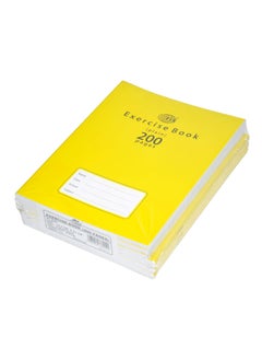 Buy Exercise Books Plain, 200 Pages, Pack of 6 Pieces, 16.5 x 21 cm Size - FSEBP200N in UAE