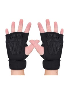 اشتري Weight Lifting Sports Gloves for Men and Women, Breathable with Built in Wrist Bands for Men and Women - Great for Fitness and Cross Exercises, Hand Support and Powerlifting في الامارات