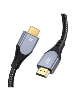 اشتري Hdmi Cable 4K@60Hz Hdmi 4K Cable High Speed 18Gbps 4K Hdr 3D 2160P 1080P Ethernet Support Compatible With A Uhd Tv Ps5 Ps4 Xbox Blu Ray Pc Laptop Projector Grey 3.3Ft في السعودية