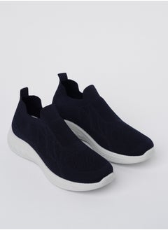 Buy Cobblerz Men's Slip-on Low Top Sneakers BLUE in Saudi Arabia