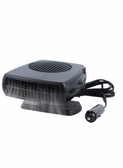 اشتري Portable Car Heater Fan, Plug-in Anti-Fog 150W 12V Car Fan Windshield Defroster Automobile Heater Warmer Vehicle Demister Fast 2 In 1 Heating Cooling Dryer Auto 360-degree Rotation Heater Fan في الامارات