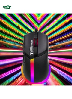 Buy GM1401 Wired Gaming Mouse, 12400 Dpi Wired Gaming Mouse, Plug And Play, Ergonomic Rgb Backlight,Suitable For Personal Computers, Laptops, And Computers With Windows in UAE