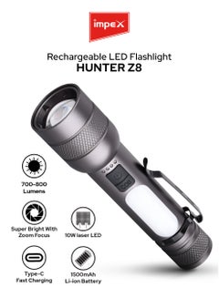 2 pack led rechargeable flashlight WdtPro Pack, 3 Modes Super Bright High Lumens Flashlights, Zoomable Tactical Flash Light with LCD Display, IP65 Waterproof Flashlights for Home Emergency Camping High Lumen rechargeable flashlight powered by high capacity 2 Pack Emergency Ready Flashlight