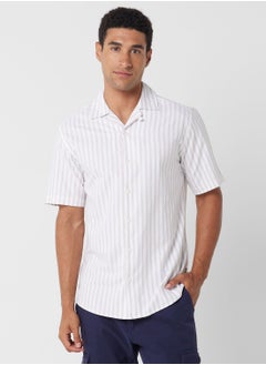 Buy Striped Slim Fit Shirt in UAE