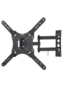 Buy Fully Articulating Swivel Wall Mount Bracket For 32-55 Inch Black in Saudi Arabia