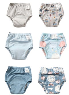 Buy 6Pcs Baby Potty Training Pants,Toddler Training Underwear for 2-4 Years Boy and Girls Strong Absorbent Cotton Training Pants in Saudi Arabia