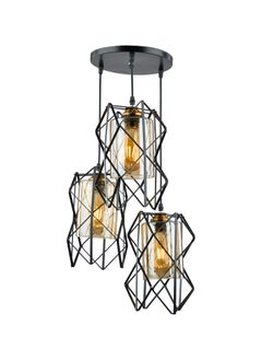 Buy Black Rhombus Ceiling Lamp 3 Lamp 3Rb1208 in Egypt