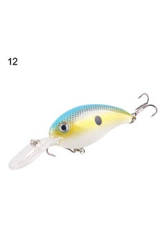 اشتري 1Pc Crank 3D Eyes Fishing Lure Hard Bait Bass Crankbait Sharp Fish Hook Tackle 20 x 10 20cm في السعودية