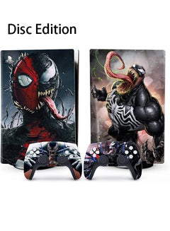 Buy Sony PS5 Disc Edition Console and Controller Accessories Cover Skins Controller Skin Gift Skins for PS5 Vinyl Decal Cover for Playstation 5 Controller Console Full Set PS5 Spider Man and Venom Skin in Saudi Arabia
