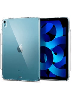 Buy Air Skin Hybrid Case Cover for iPad Air 5 (2022) 10.9 inch 5th Generation and iPad Air 4th Generation (2020) with Pencil Holder - Crystal Clear in UAE