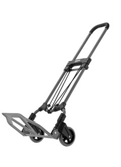 Buy Geepas Hand Truck- GMH59465/ 70 kg Load Capacity, Multi-Purpose, Foldable, 390x280 mm Plate Size, 5" Wheels/ Durable and Sturdy Steel Construction, Perfect for Lifting Things, Moving Heavy Objects in UAE