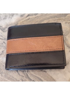 اشتري Men's black leather wallet في مصر