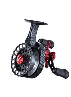 Buy Fishing Reel Ice Fishing Trolling Fishing Reel Left Hand/Right Hand Metal High-Stem Raft Reel Carbon Texture in UAE