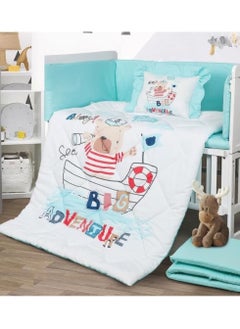 Buy 5-Piece Baby Crib Bedding Set in Saudi Arabia