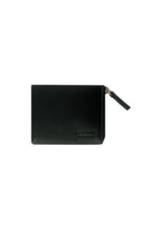 Buy philippe morgan RFID leather zip wallet in UAE