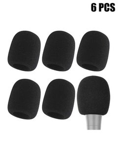 Buy Microphone Cover - Foam Mic Covers Windscreen Suitable for Most Standard Handheld Microphone 6 PCS in UAE