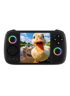 اشتري ANBERNIC RG Cube Retro Handheld Game Console 64bit Android 13 Unisoc T820 3.95 Inch IPS Screen Hall Joystick RGB lighting effect (Black) في الامارات