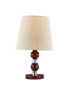 Buy Bubles 1 Lamp Brown Silver * Shapoo OffWhite Table Lamp in Egypt