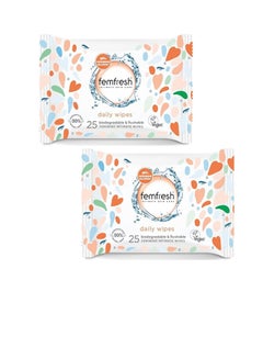 Buy A Set of Two Pieces Intimate Skin Care Refreshing And Soothing Wipes 50 Wipes in Saudi Arabia
