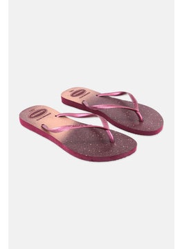 اشتري Women Style 2 Slip On Slippers, Maroon في السعودية