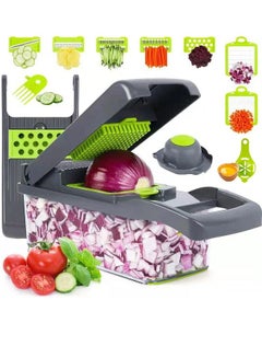 Buy Multifunctional Vegetable Onion Professional Food Chopper with Container in Saudi Arabia