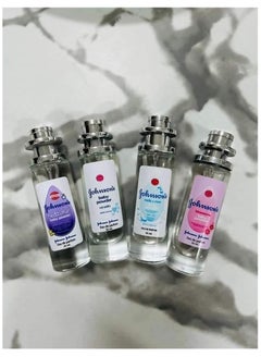 Buy Johnson's perfume set bedtime | baby powder | milk and rice | blossoms baby powder in UAE