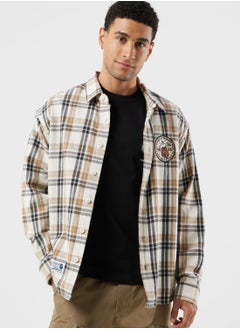 Buy Logo checkered Shirt in Saudi Arabia