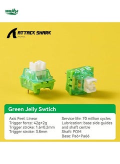 Buy Customized Hot-Swappable Mechanical Keyboard Switches, Linear Mahjong Sound Switches, Lubricated Switches in UAE