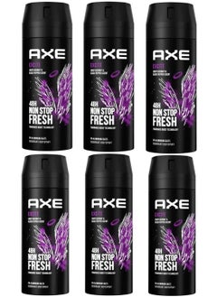 Buy Pack of 6 Excite Body Deodorant Spray Crisp Coconut And Black Pepper Scent 6x150ml in UAE