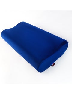 Buy Medical bed pillow for sleeping, German memory foam to prevent neck, shoulder and spine pain (blue, 60 * 30) in Egypt