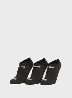 اشتري 3 Pack Logo No Show Socks في الامارات