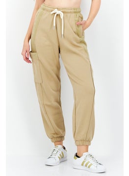 اشتري Women Sportswear Fit Drawstring Outdoor Sweatpants, Tan في الامارات