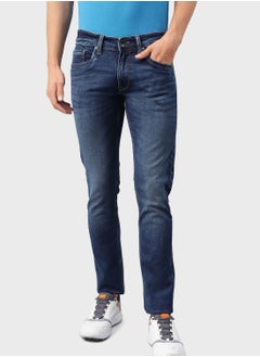 Buy Dark Wash Slim Fit Jeans in UAE