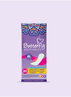 Buy Butterfly Long Panty Liners- Pack of 20 in UAE