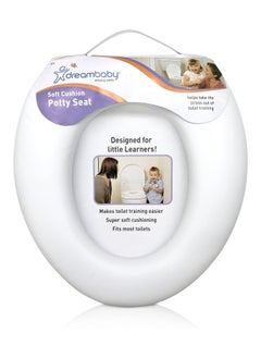 Buy Soft Cushion Potty Seat, White in UAE