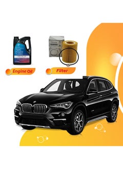 اشتري X1 5 Liters 5W30 Bmw Oil And Original Filter في الامارات