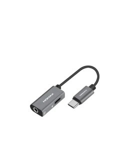 Buy MOMAX One Link 2-in-1 Type-C to 3.5mm Headphone Adapter and Charging Cable in Egypt