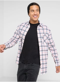 Buy Checked Slim Fit Shirt in Saudi Arabia