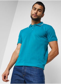 اشتري Tipped Polo Shirt في السعودية