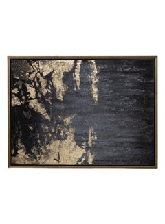 اشتري Cloud Framed Handpainted Wall Art, Black, Gold & Grey – 75x100 cm في الامارات